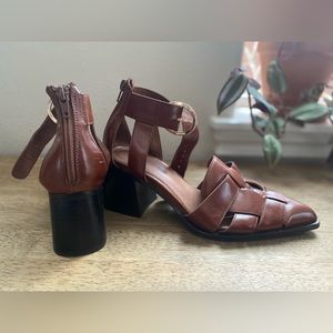 Jeffrey Campbell / Free People Woven Block Heel